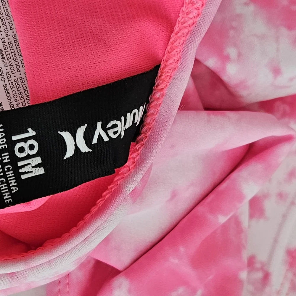 NWT Hurley Swimsuit Bathing Suit Flamingo Pink‎ Baby Kids size 18M